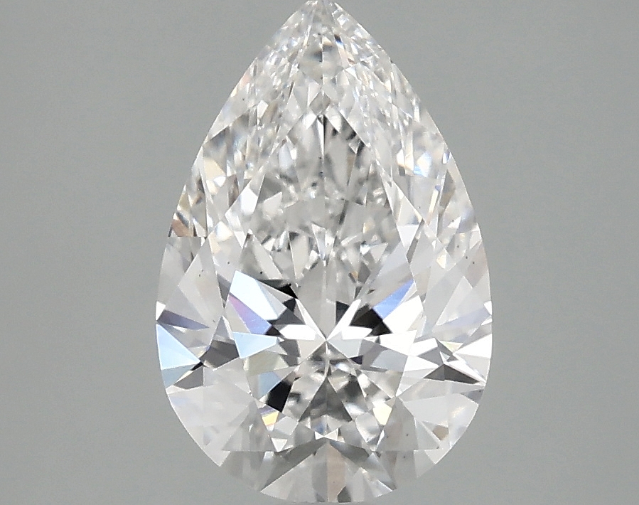 1.85ct Pear Cut Lab-Grown Diamond, D Color, VS2 Clarity