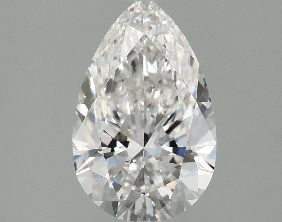 1.88ct lab-grown pear diamond, F/VVS1, 10.91mm ID