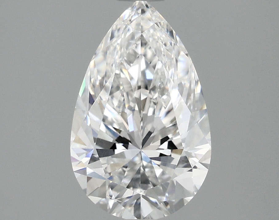 1.9ct Pear Cut Lab-Grown Diamond, D Color, VS2 Clarity, 10.80mm ID