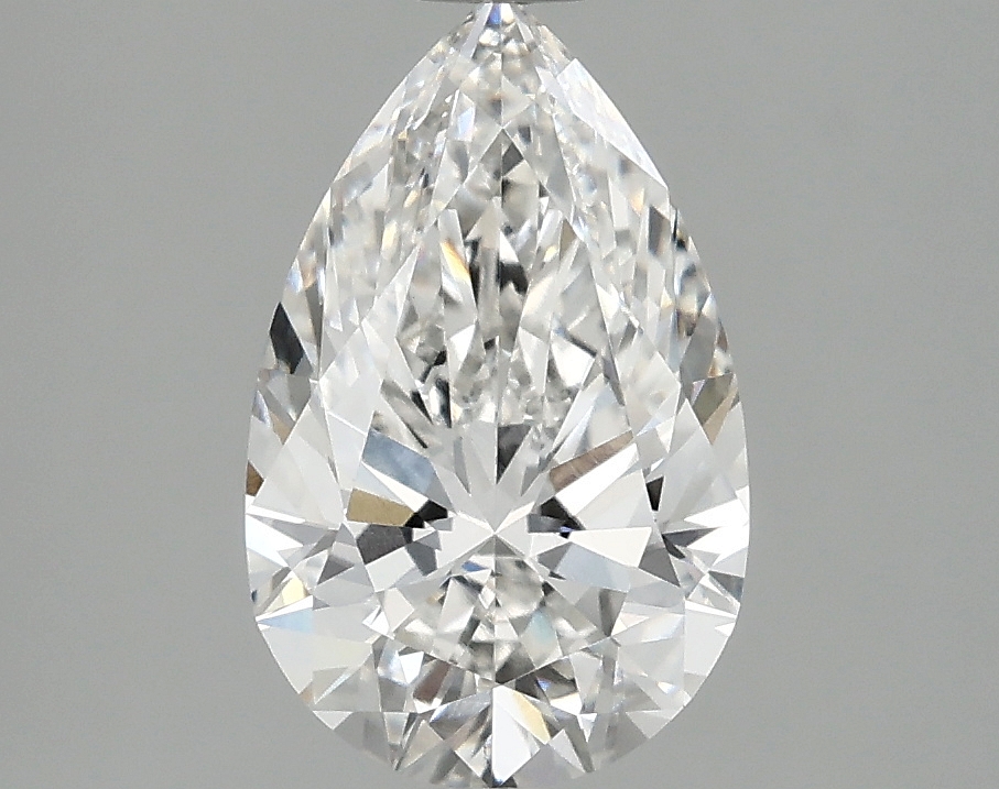 1.9ct Pear Cut Lab-Grown Diamond, F/VS1, 10.81mm ID