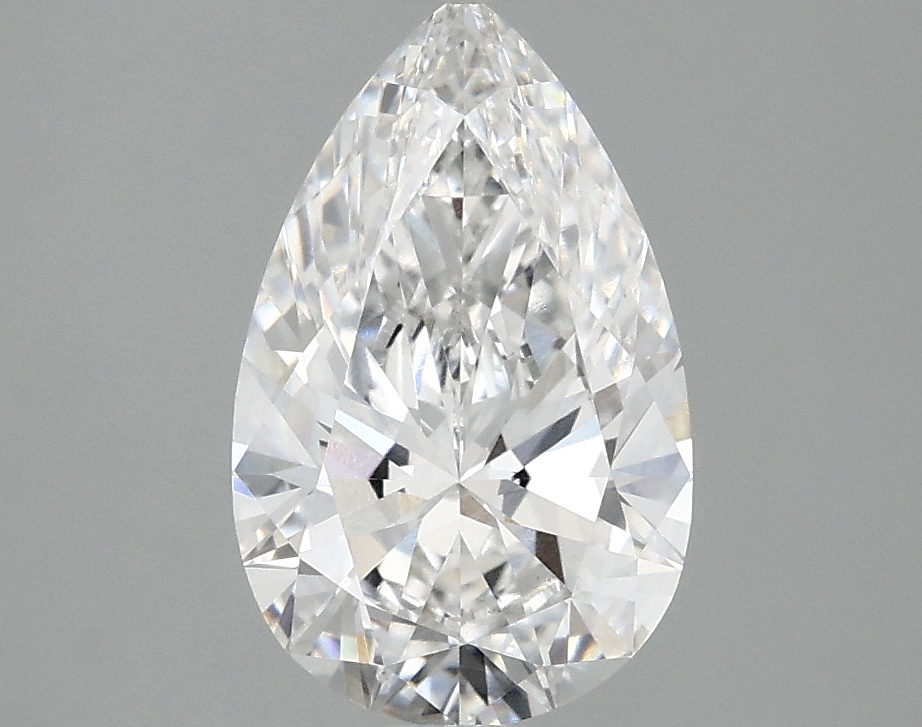 Lab-grown 1.91ct Pear Diamond, D/VS1, 11.12mm ID