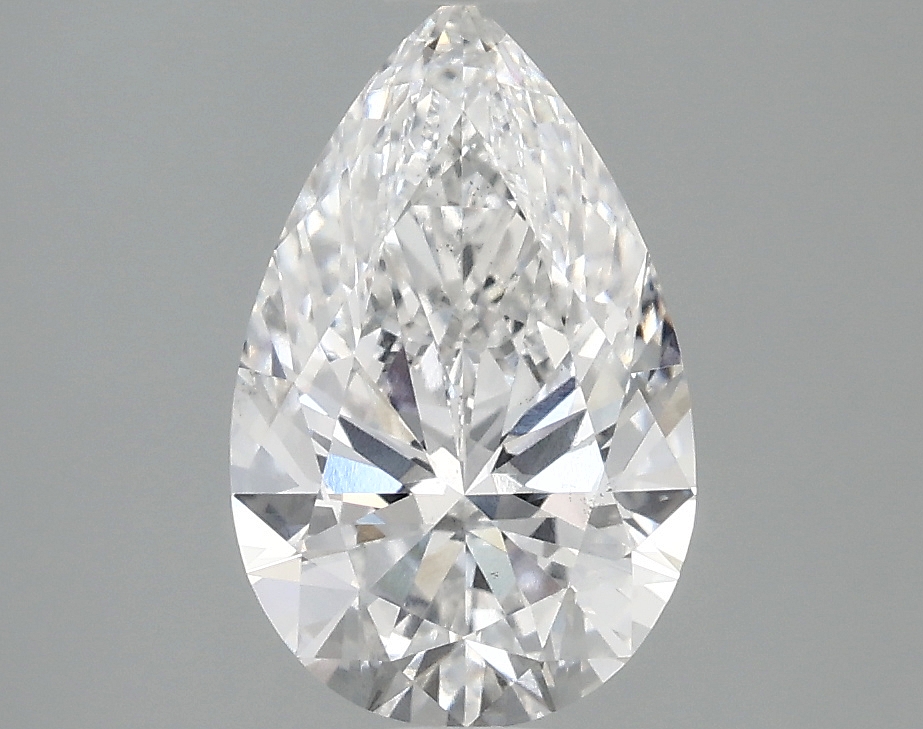 1.91ct Pear Cut Lab-Grown Diamond, D Color, VS2 Clarity, 11.00mm ID