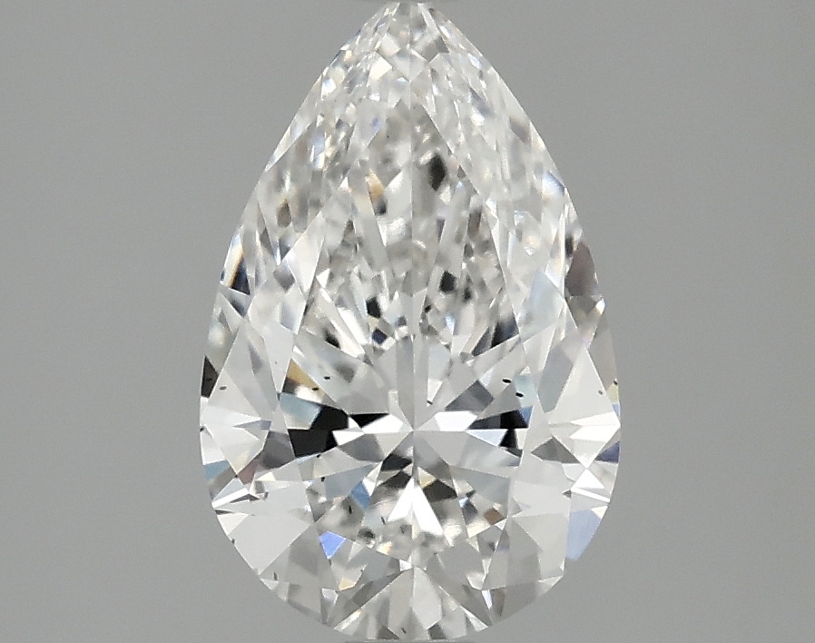 1.92ct lab-grown pear diamond, F/VS2, 10.99mm ID