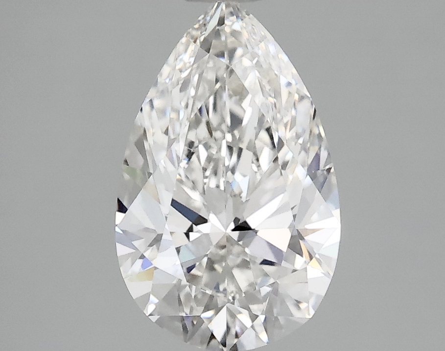 Lab-grown 1.93ct Pear Diamond, F/VVS1, 10.90mm ID