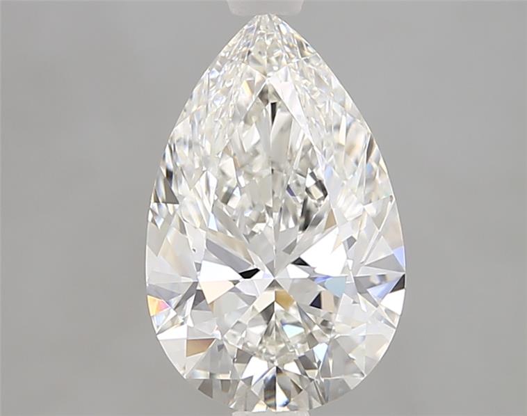 2.02ct Pear Cut Lab-Grown Diamond, G Color, VVS2 Clarity, 11.04mm