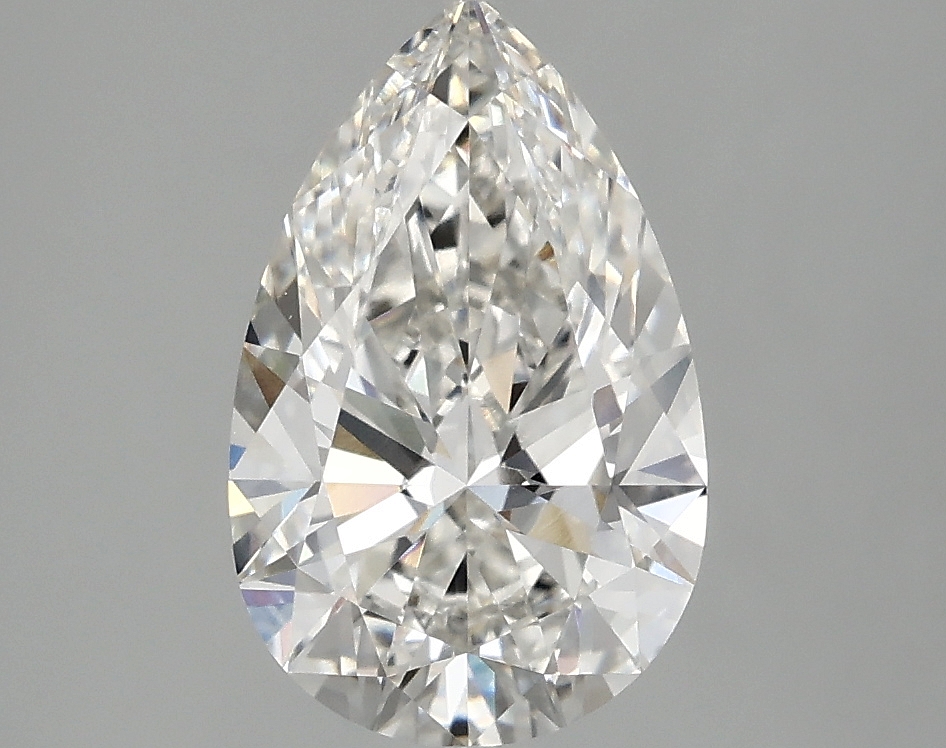 2.07ct Pear Cut Lab-Grown Diamond, F/VVS1, 11.17mm ID