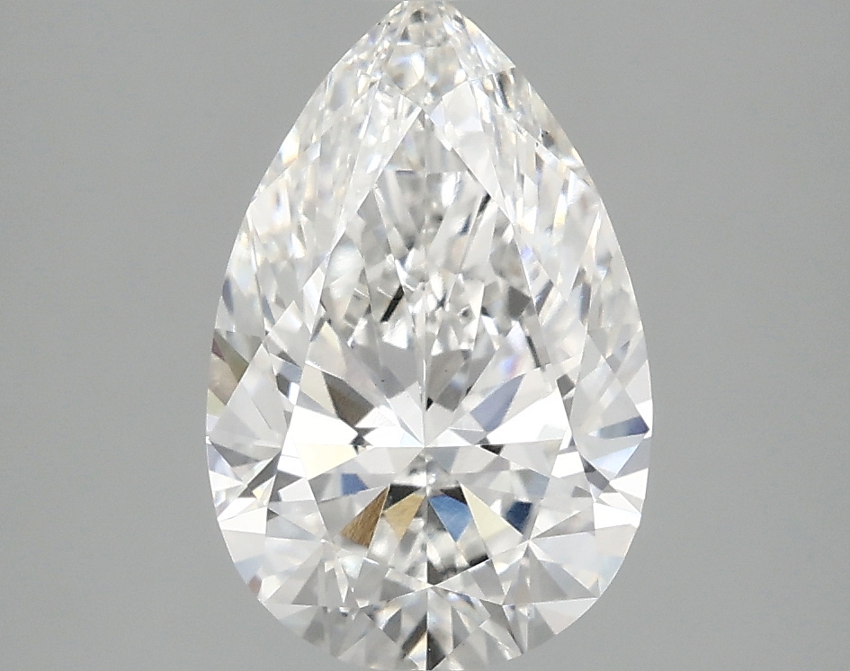 2.35ct lab-grown diamond, pear cut, E/VS1, 11.48mm ID
