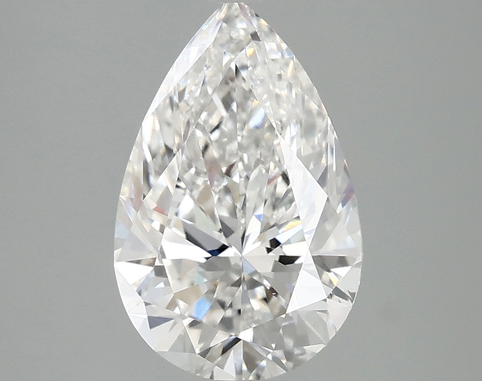 2.36ct Pear Cut Lab-Grown Diamond, E/VS1, 11.59mm ID