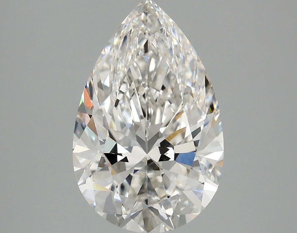 2.36ct Pear Cut Lab-Grown Diamond, F/VVS2, 11.60mm ID