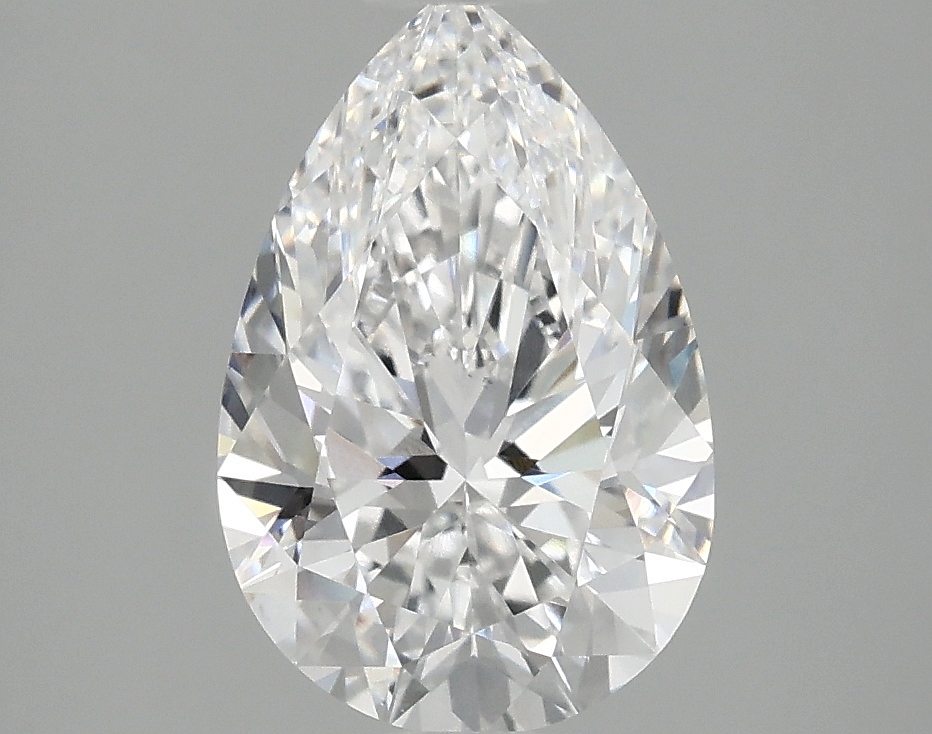 2.37ct Pear-Shaped Lab-Grown Diamond, D/VS1, 11.25mm ID