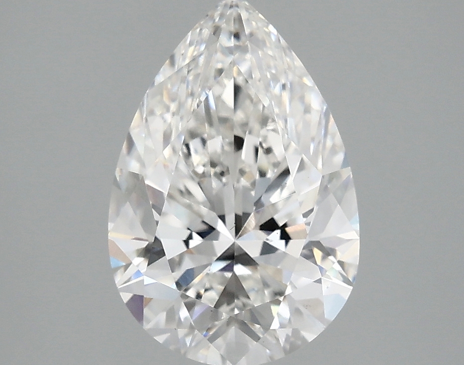 2.38ct Pear-Shaped Lab-Grown Diamond, F Color, VS1 Clarity