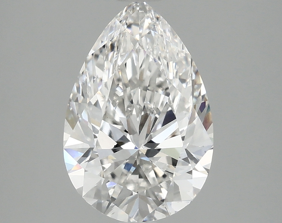 2.39ct Pear Cut Lab-Grown Diamond, F/VS2, 11.30mm ID