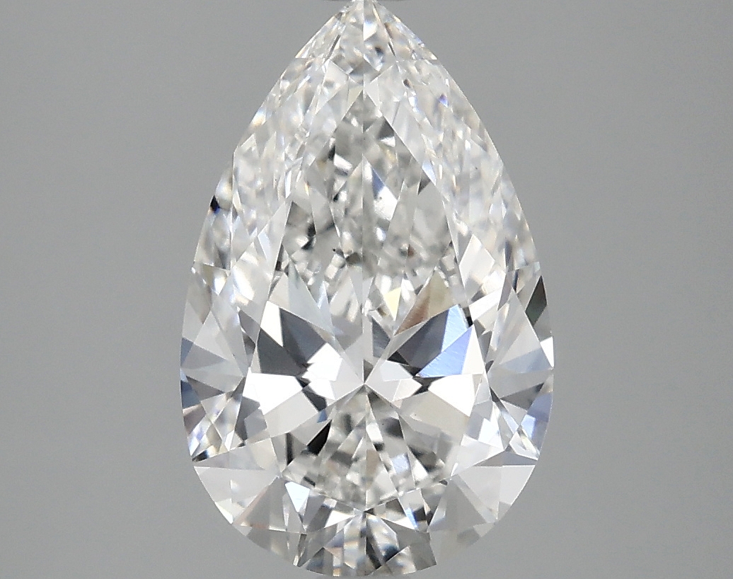 2.41ct Pear Cut Lab-Grown Diamond, E/VS2, 11.95mm ID
