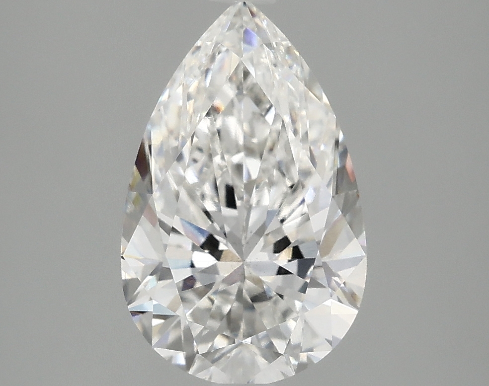 2.45ct lab-grown pear diamond F/VS2, 11.65mm ID, IGI certified