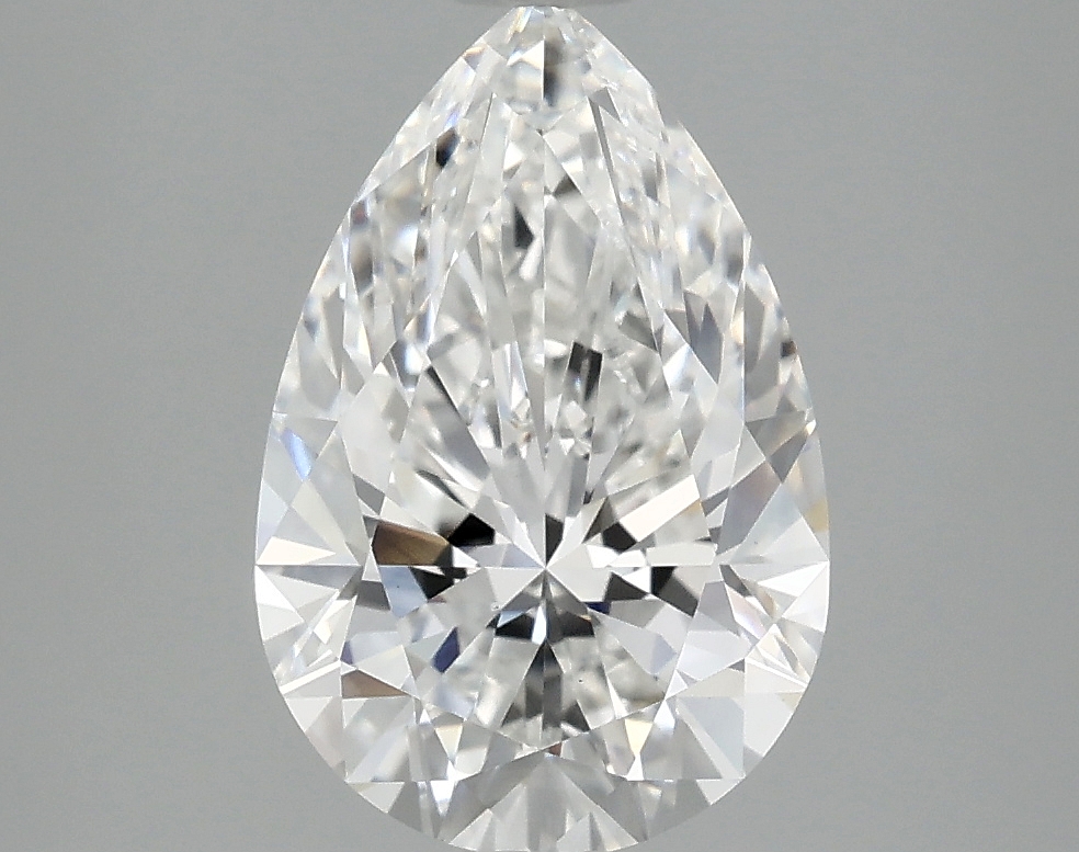 2.57ct Pear lab-grown diamond