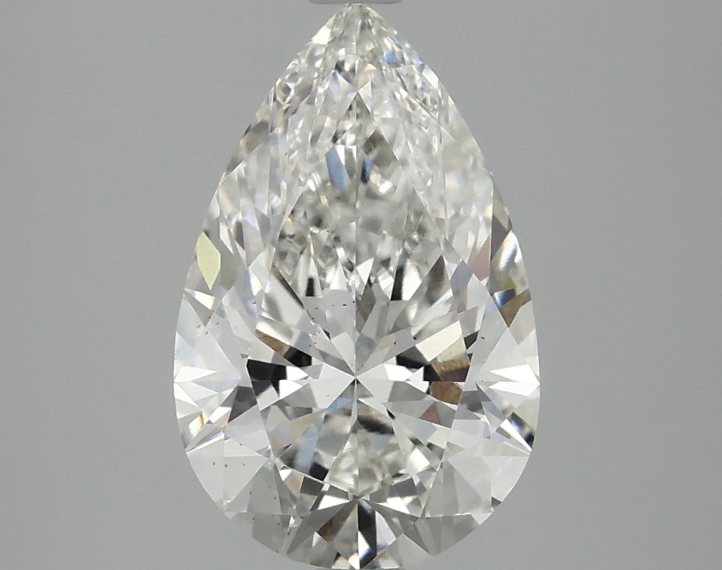 2.57ct Pear Cut Lab-Grown Diamond, F Color, VS2 Clarity