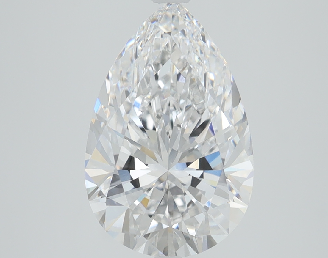 2.79ct Pear Cut Lab-Grown Diamond, D/VVS1, 12.04mm ID