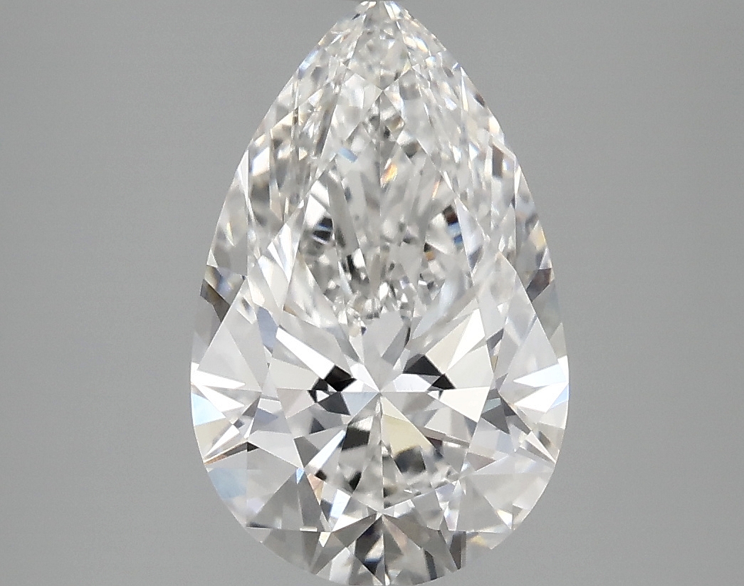 2.89ct Pear Cut Lab-Grown Diamond, F/VVS2, 12.47mm ID