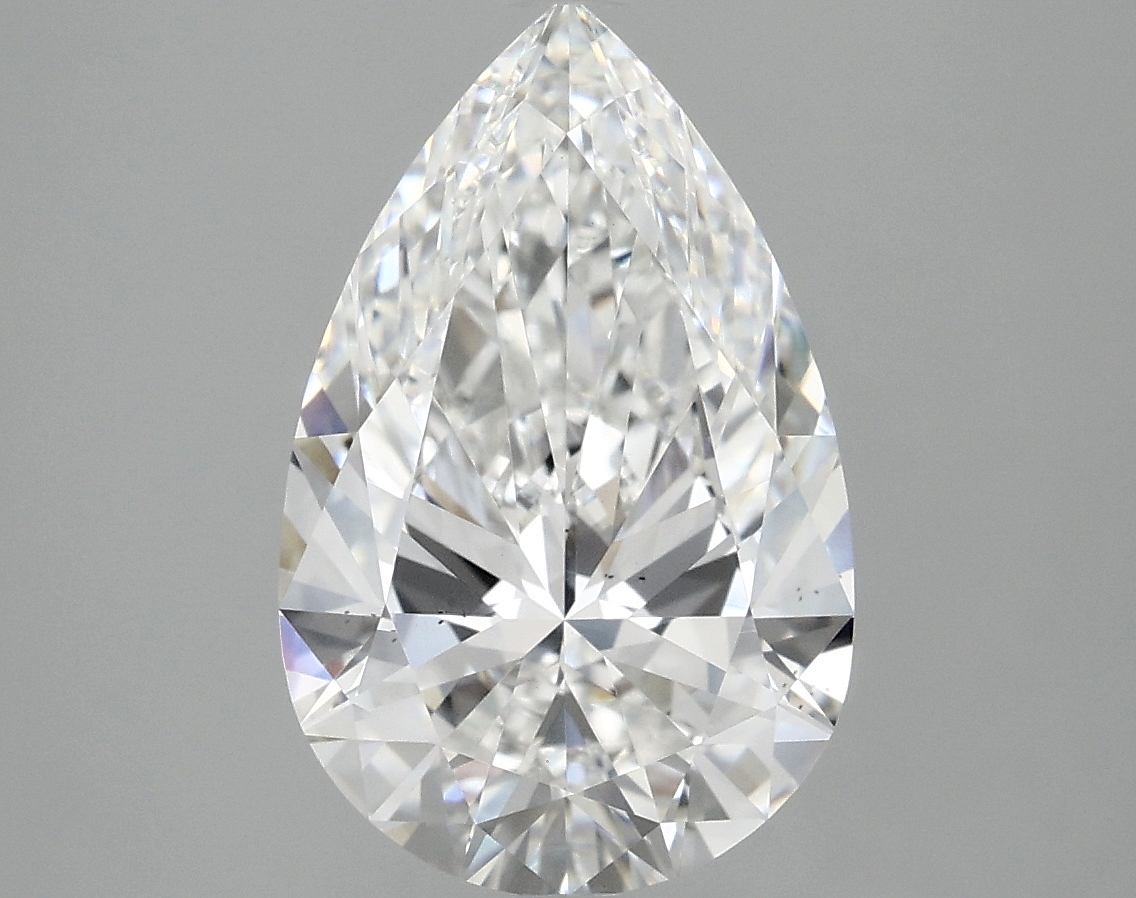 3.47ct Pear Cut Lab-Grown Diamond, D Color, VS2 Clarity, IGI Certified