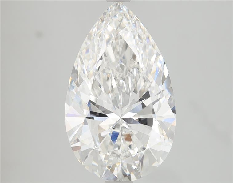 3.51ct Pear Cut Lab-Grown Diamond, E/VS1, 13.42mm ID