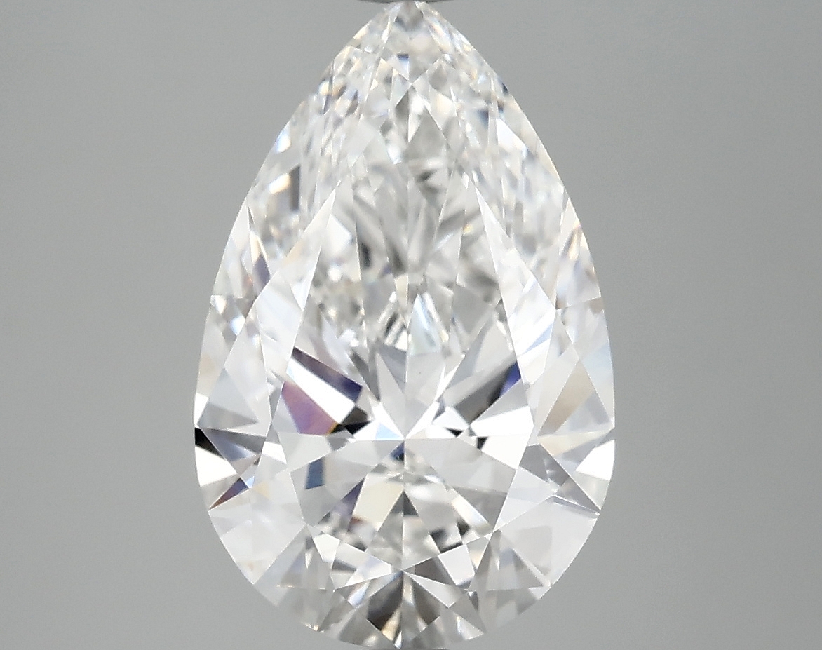 3.63ct Pear Cut Lab-Grown Diamond, E Color, VVS2 Clarity