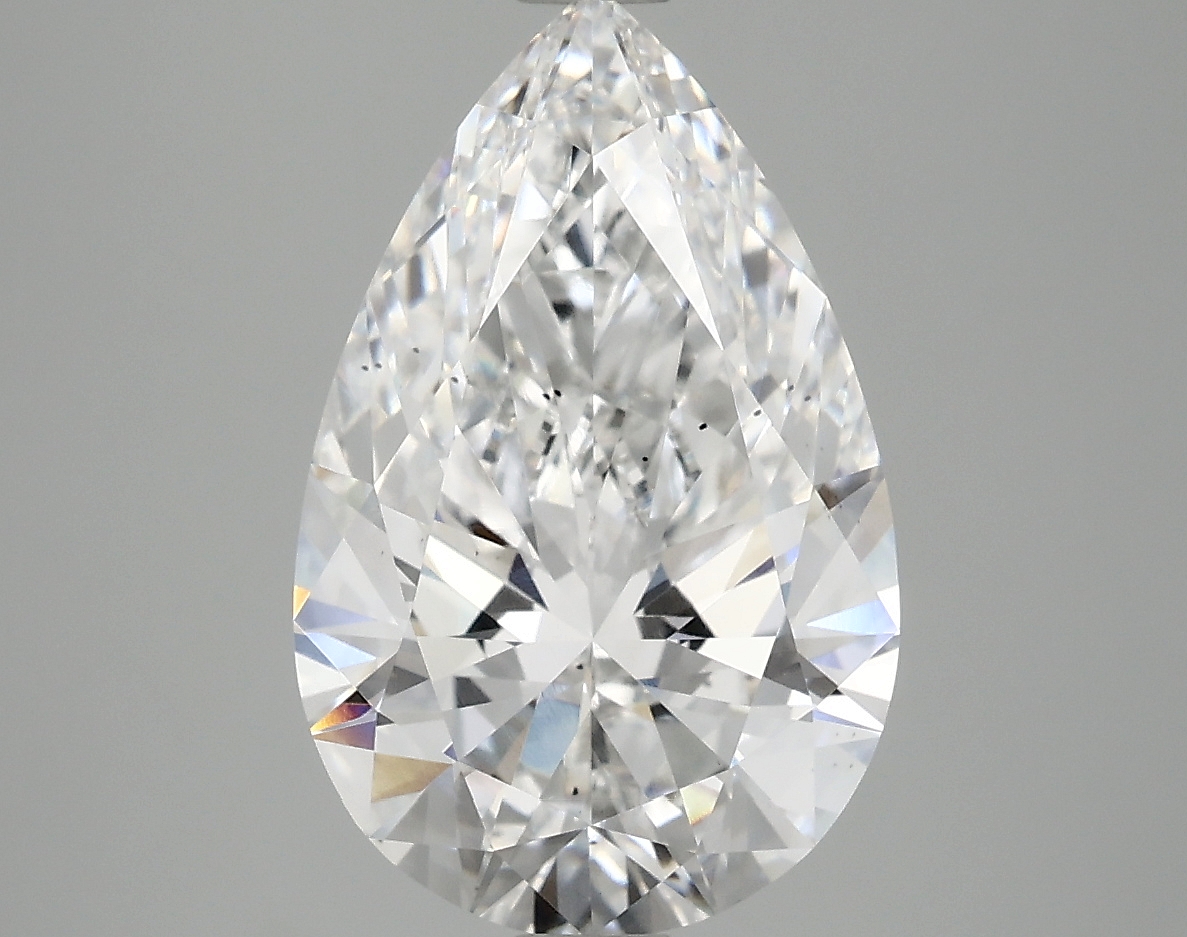 3.68ct Pear Cut Lab-Grown Diamond, E/VS2, 13.96mm ID