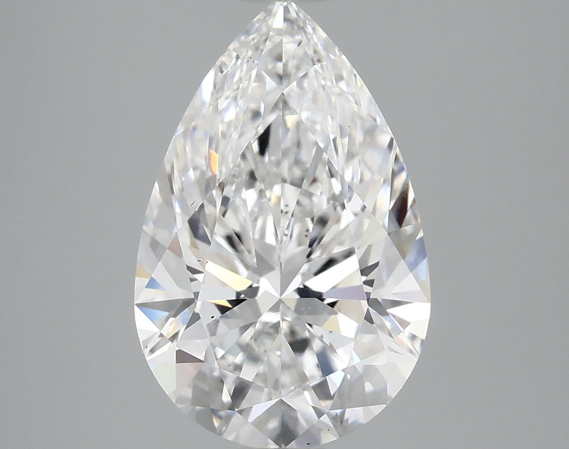 3.71ct Pear Cut Lab-Grown Diamond, E Color, VS2 Clarity