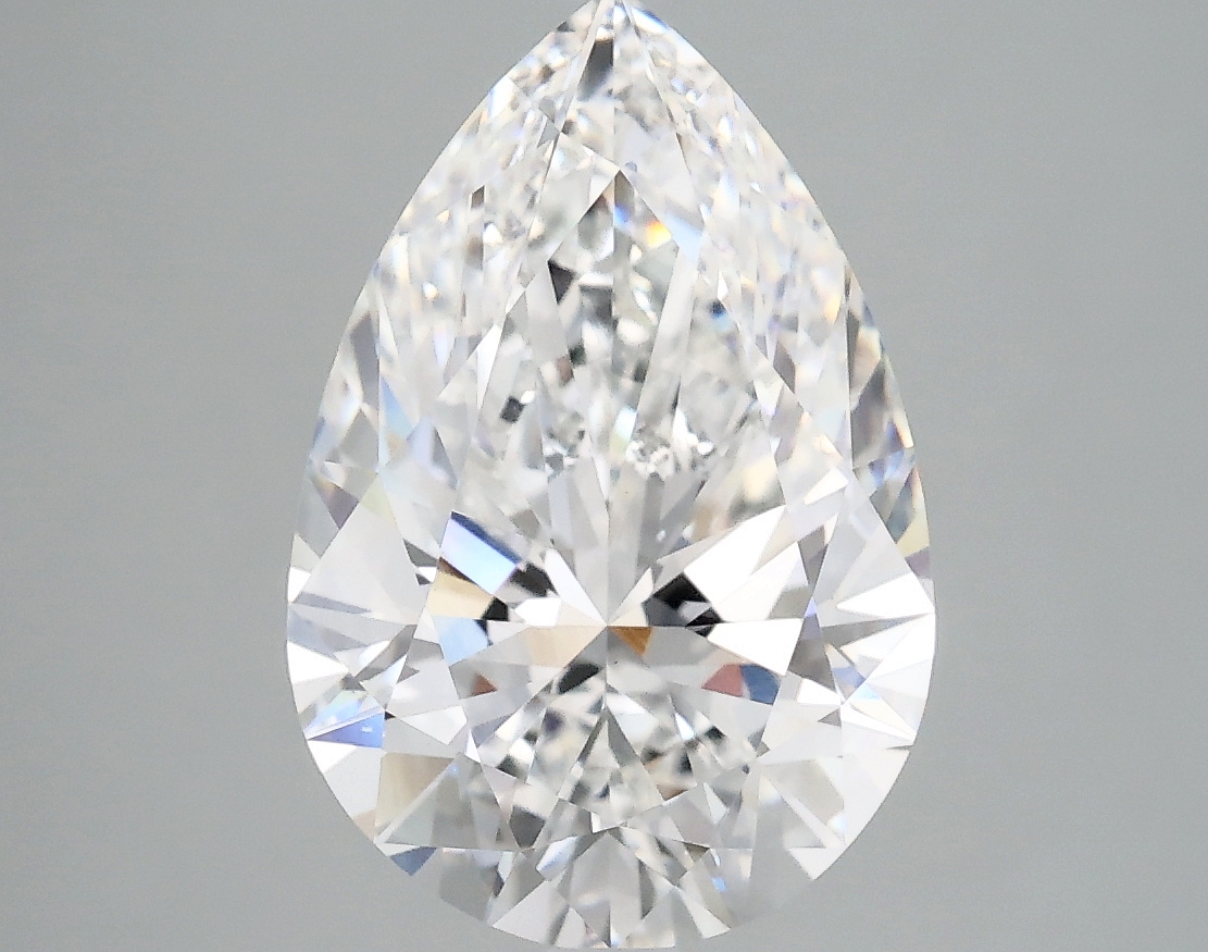 3.72ct Pear Cut Lab-Grown Diamond, E Color, VS1 Clarity