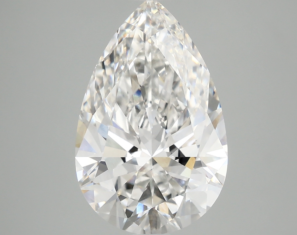 3.83ct Pear Cut Lab-Grown Diamond, F/VVS2, 13.86mm x 8.86mm x 5.35mm