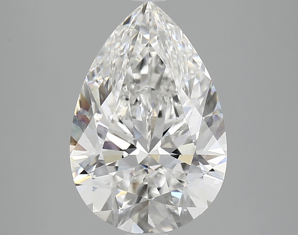 3.9ct Pear Cut Lab-Grown Diamond, F/VS1, 13.33mm