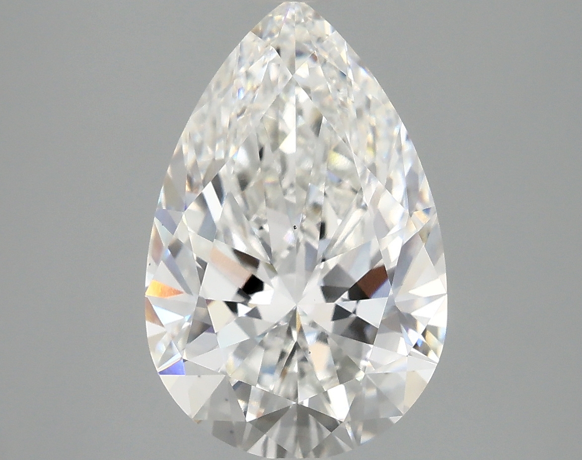 3.91ct Pear Cut Lab-Grown Diamond, F/VS1, 13.71mm ID