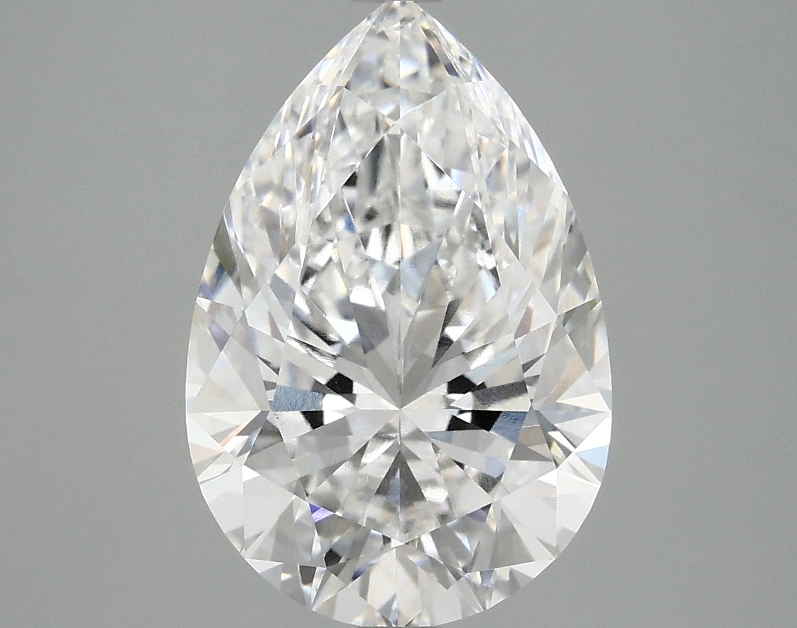 3.94ct Pear Cut Lab-Grown Diamond, D/VS1, 13.29mm ID