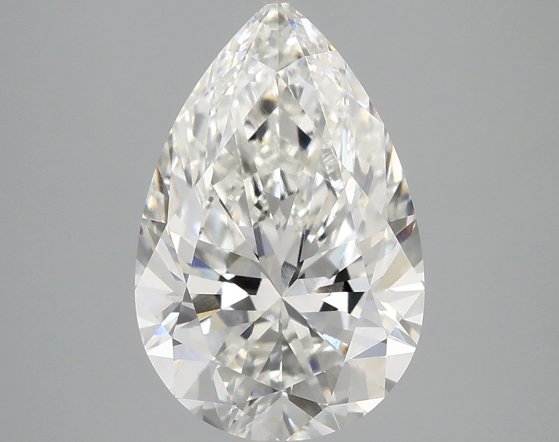 3.94ct Pear lab-grown diamond
