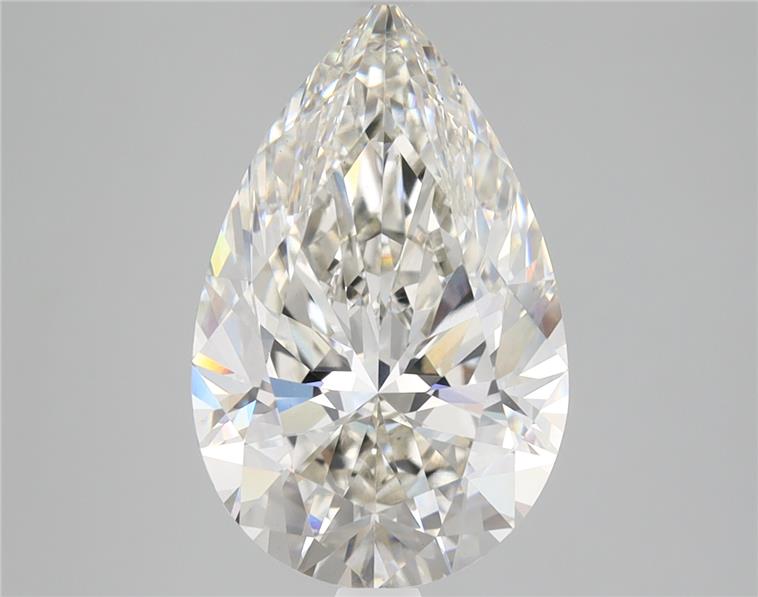 4.01ct Pear Cut Lab-Grown Diamond, H/VS1, 14.03mm ID