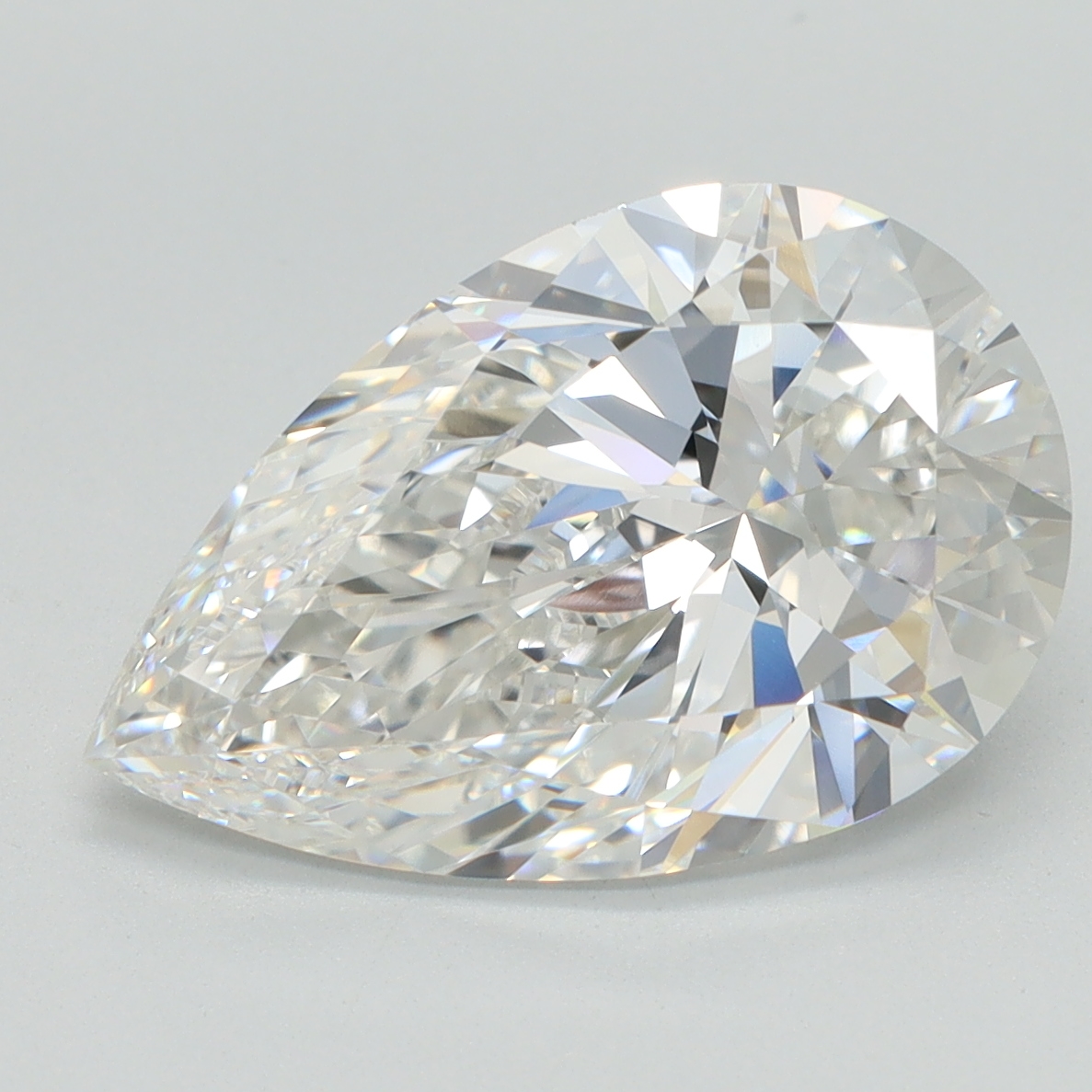 4.02ct Pear Cut Lab-Grown Diamond, F/VVS1, 13.99mm ID