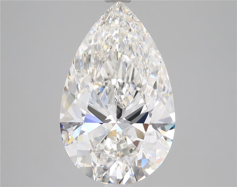 4.04ct Pear Cut Lab-Grown Diamond, G Color, VS1 Clarity, 14.13mm ID