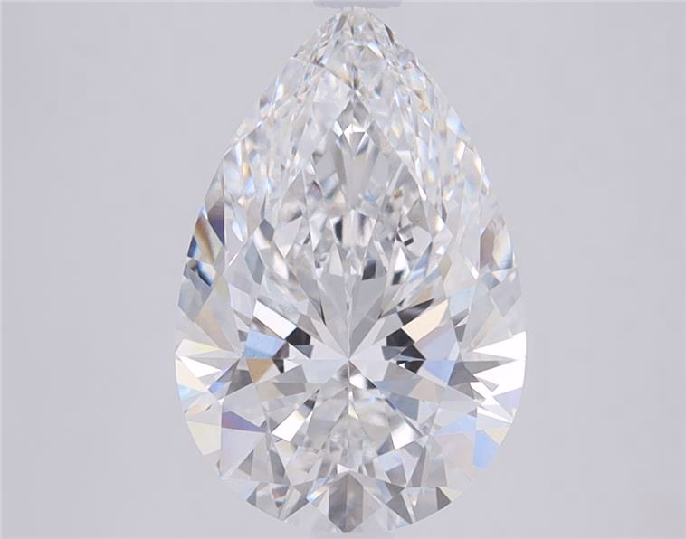 4.11ct Pear Cut Lab-Grown Diamond, D/VS1, 14.10mm