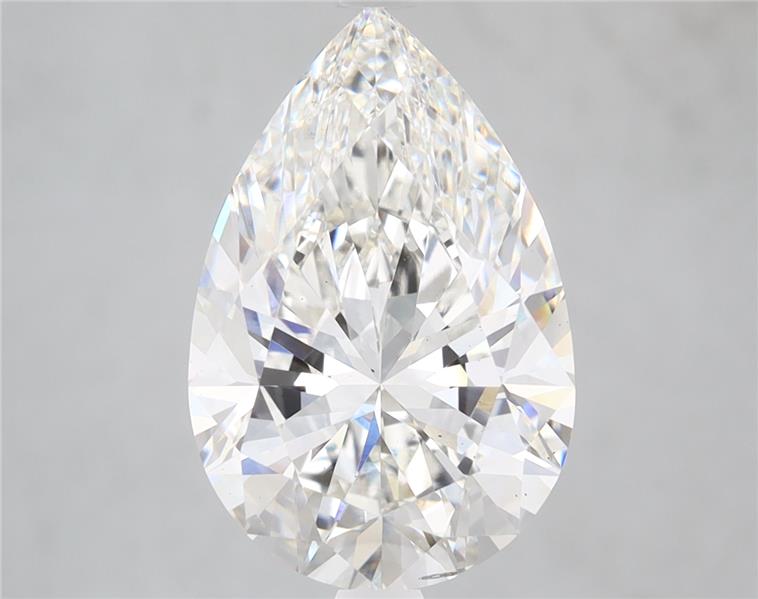 4.13ct Pear Cut Lab-Grown Diamond, G Color, VS2 Clarity, 13.73x8.99x5.71mm