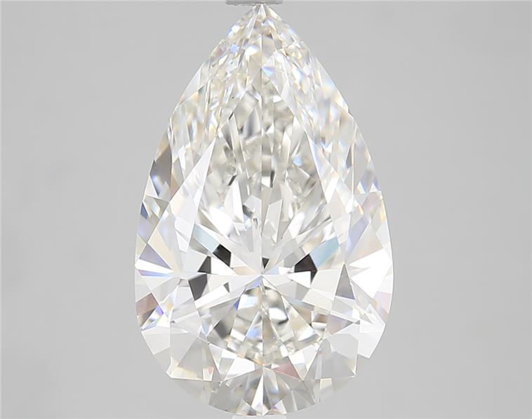 4.14ct Pear Cut Lab-Grown Diamond, G Color, VVS2 Clarity