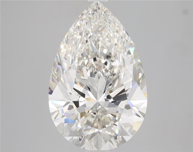 4.18ct Pear Cut Lab-Grown Diamond, H/VVS2, 13.69mm