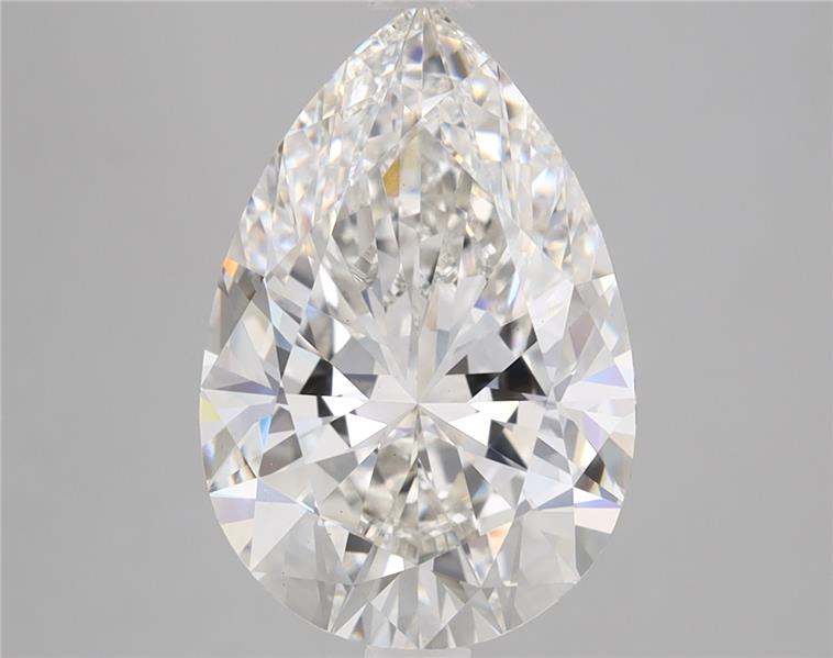 4.25ct Pear Cut Lab-Grown Diamond, G/VS1, 13.71mm ID