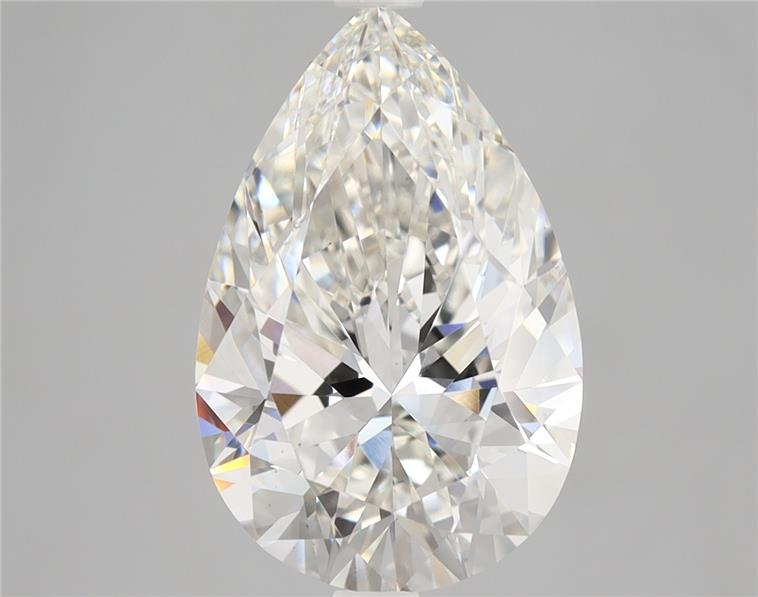 4.28ct Pear Cut Lab-Grown Diamond, H/VS1, 13.99mm