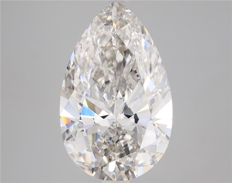 4.45ct Pear Cut Lab-Grown Diamond, H/VS1, 14.85mm