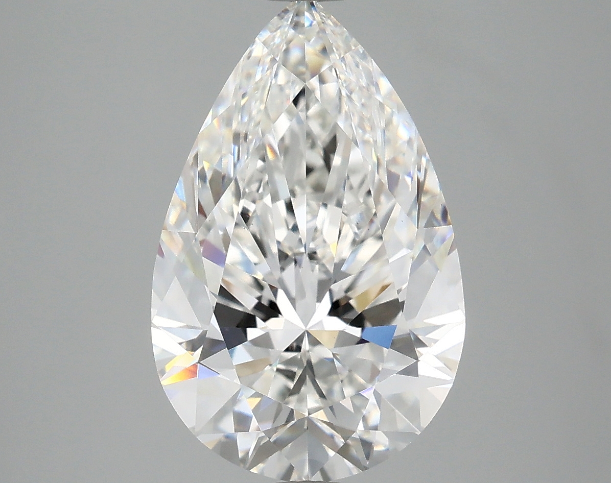 4.48ct Pear lab-grown diamond