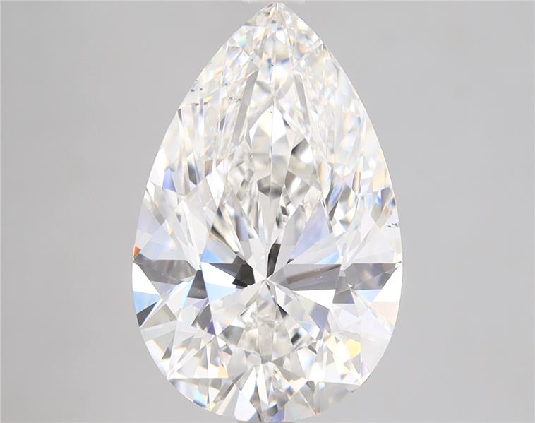 4.5ct pear-shaped lab-grown diamond, F color, VS1 clarity, IGI certified