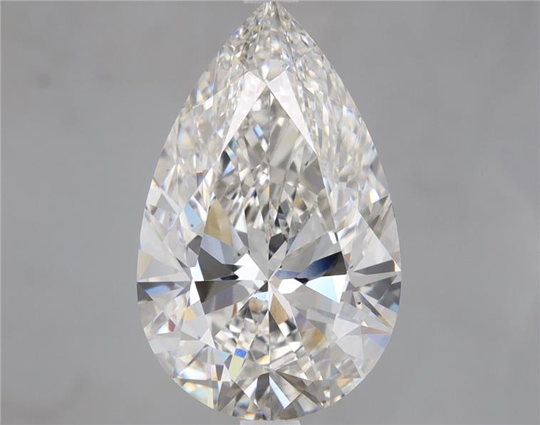 4.5ct Pear Cut Lab-Grown Diamond, F/VS1, 14.86mm x 9.24mm x 5.61mm