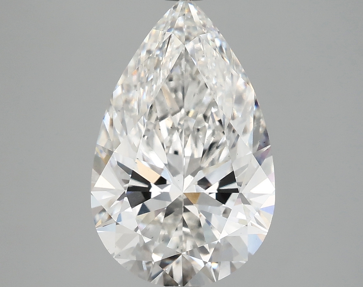4.54ct Pear Cut Lab-Grown Diamond, F/VS2, 14.51mm ID