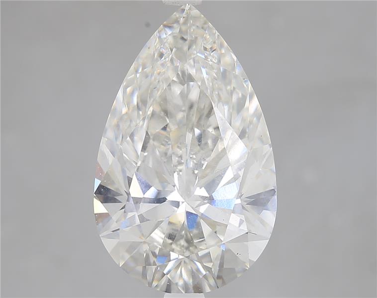 4.57ct Pear Cut Lab-Grown Diamond, F/VS1, 14.74mm ID