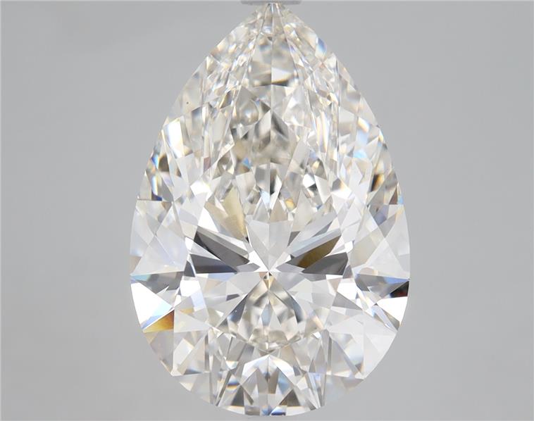 4.64ct Pear Cut Lab Diamond, G Color, VS1 Clarity, 14.13mm ID