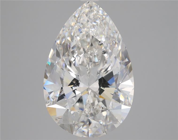 4.65ct Pear Cut Lab Diamond, G Color, VS2 Clarity, 14.37mm x 9.36mm x 5.88mm